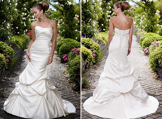 Handmade Bridal Gown / Wedding Dress BO119 - Click Image to Close